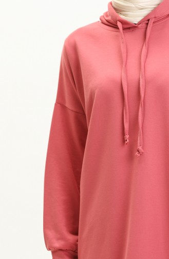 Hooded Tracksuit Set 0057-03 Dusty Rose 0057-03