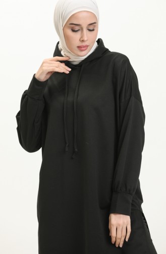 Kapuzen-Trainingsanzug 0057-05 Schwarz 0057-05