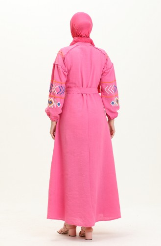 Fuchsia İslamitische Jurk 5317