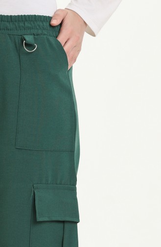 95 Pantalon Cargo 5103-09 Vert Emeraude 5103-09