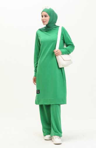 Two Yarn Two Piece Suit 0044-09 Green 0044-09