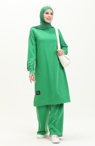 Two Yarn Two Piece Suit 0044-09 Green 0044-09