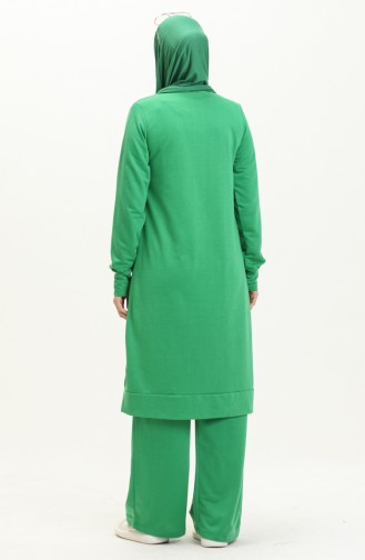 Two Yarn Two Piece Suit 0044-09 Green 0044-09