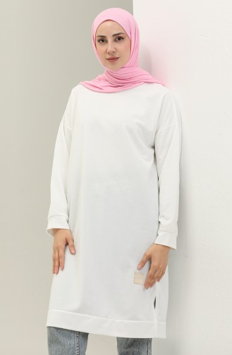 Slit Sports Tunic 0065-02 white 0065-02