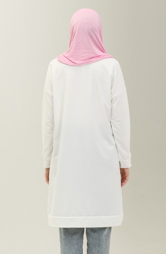 Slit Sports Tunic 0065-02 white 0065-02
