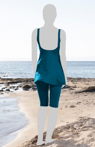 Maillot de Bain Hijab Pétrole 22600-02
