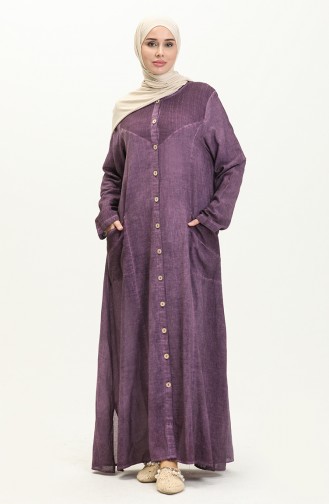 Purple Abaya 8383-03