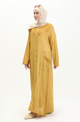 Mustard Abaya 8383-05