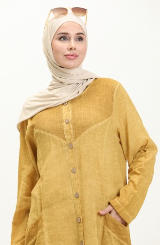 Mustard Abaya 8383-05