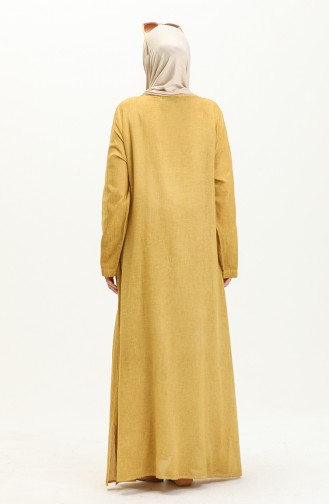 Mustard Abaya 8383-05