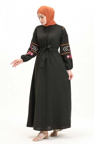 Black İslamitische Jurk 5320