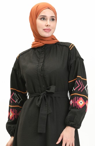 Black İslamitische Jurk 5320
