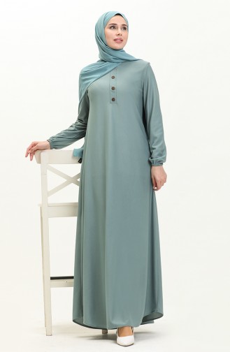 Robe Manches élastiques 0578-04 Vert Noisette 0578-04