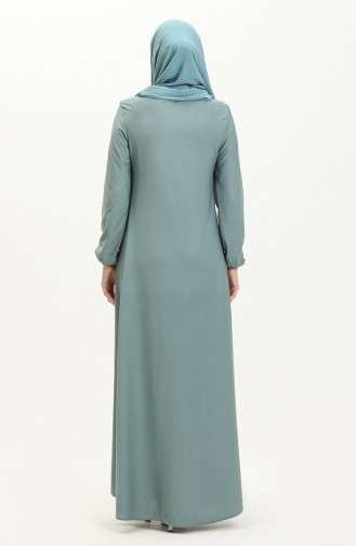 Green İslamitische Jurk 0578-04