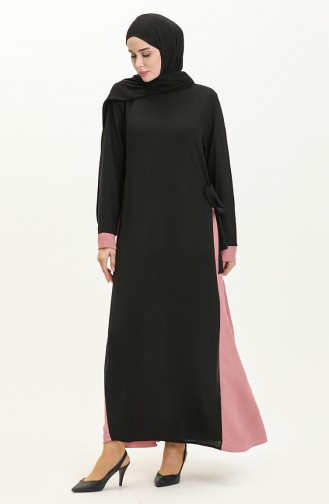 Black İslamitische Jurk 0062-03