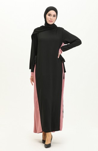 Black İslamitische Jurk 0062-03