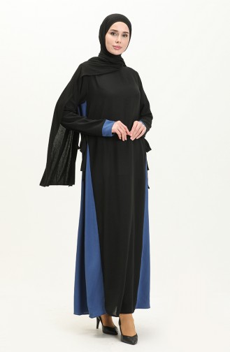 Black İslamitische Jurk 0062-06