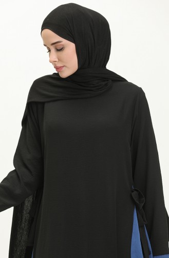 Black İslamitische Jurk 0062-06