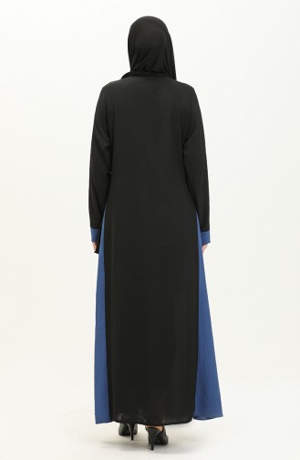 Black İslamitische Jurk 0062-06