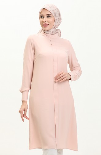 Lange Tunika mit Patli 15069-05 Puder 15069-05