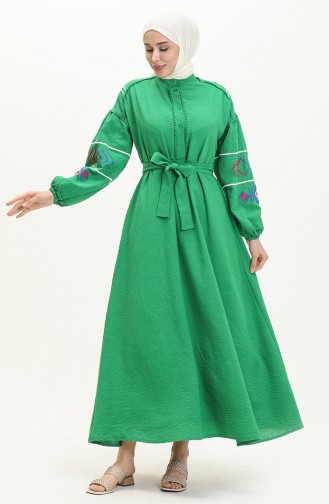 Green İslamitische Jurk 5316