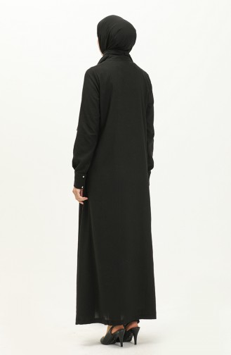 Black Abaya 6980-01