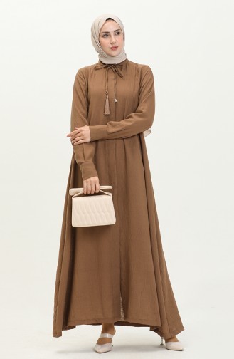 Brown Abaya 6980-03