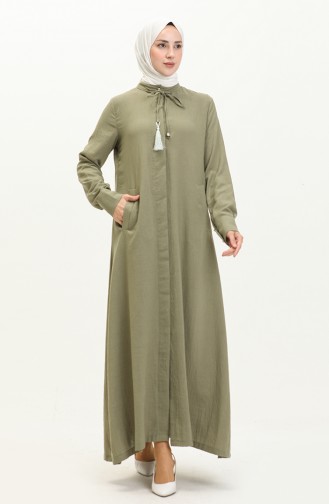 Green Abaya 6980-05