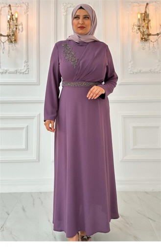 Amine Hüma Sena Robe De Soirée Dusty Rose 2883