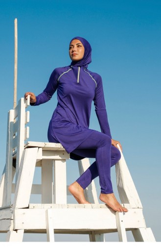 Saxon blue Swimsuit Hijab 2616