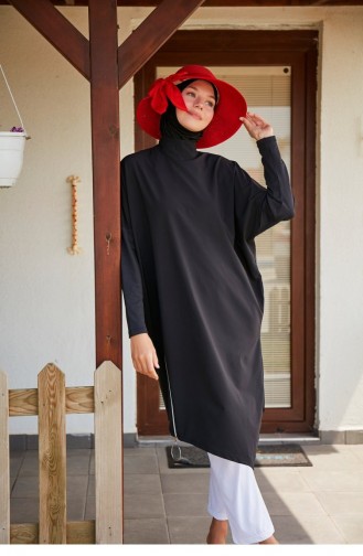 Maillot de Bain Hijab Noir 2318