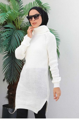 Triko Tunik Ekru