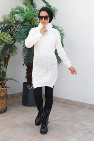 Triko Tunik Ekru