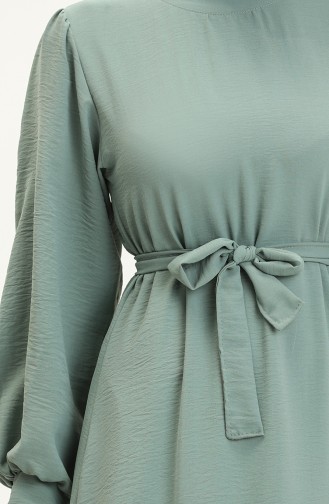 Belted Aerobin Dress 0063-02 Green 0063-02