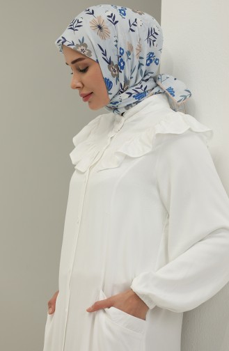 Fırfırlı Belmando Elbise 24Y8963-02 Ekru