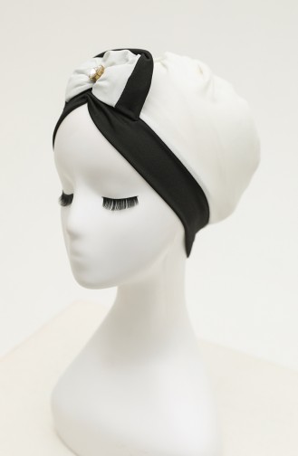 Naturfarbe Praktischer Turban 9030-17