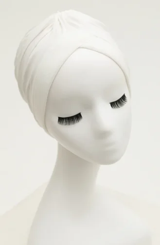 Doppelseitiger Bonnet 0028-09 Grauweiss 0028-09