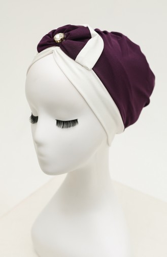 Turban Pret-a-Porter Pourpre 9030-21