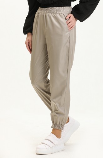 Pocket Elastic Pants 15070-03 Beige 15070-03