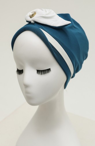 Turban Pret-a-Porter Pétrole 9031-02