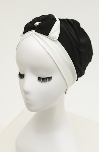 Black Ready to Wear Turban 9030-22