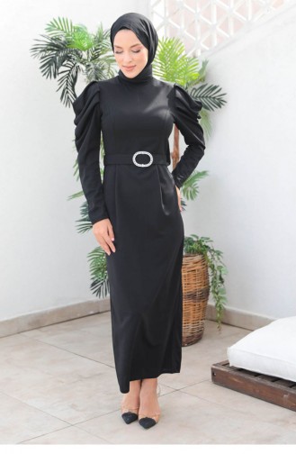 Black İslamitische Jurk 5489END.SYH