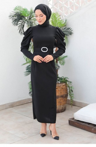 Black İslamitische Jurk 5489END.SYH