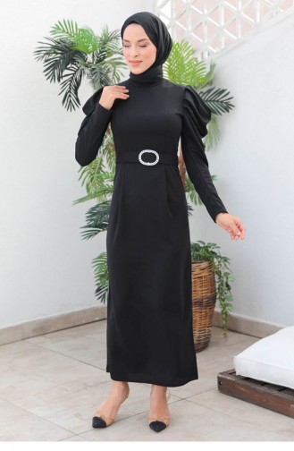 Black İslamitische Jurk 5489END.SYH