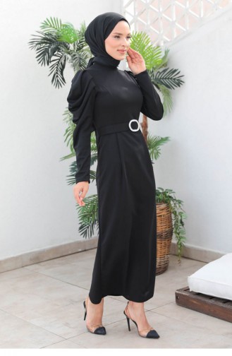 Black İslamitische Jurk 5489END.SYH