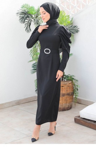 Black İslamitische Jurk 5489END.SYH