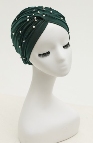 Pearl Cross Bonnet 0032-12 Emerald Green 0032-12