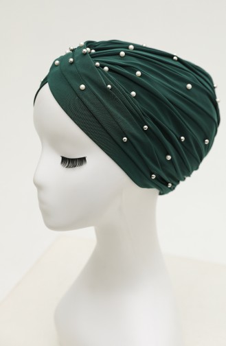 Pearl Cross Bonnet 0032-12 Emerald Green 0032-12