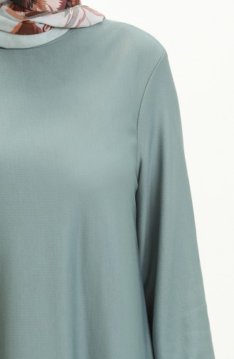 Elastic Sleeve Dress 7777-03 Green 7777-03