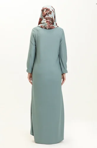 Robe Manches Elastiques 7777-03 Vert 7777-03
